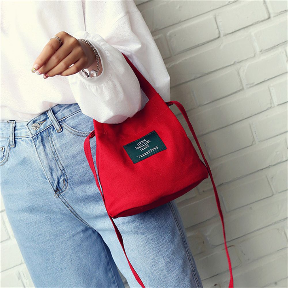 Bucket Bag Suede - Women Shoulder Bags Letter Handbags Casual