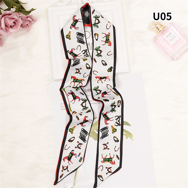 Horse Plaid Skinny Scarf Women - огляд і ціна Luxury Bags Women Brands