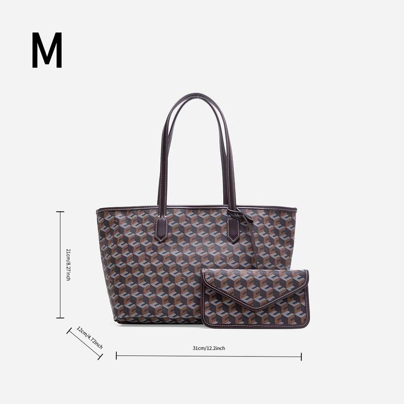 Large Capacity Geometric Print - огляд і ціна Luxury Bags Goyard